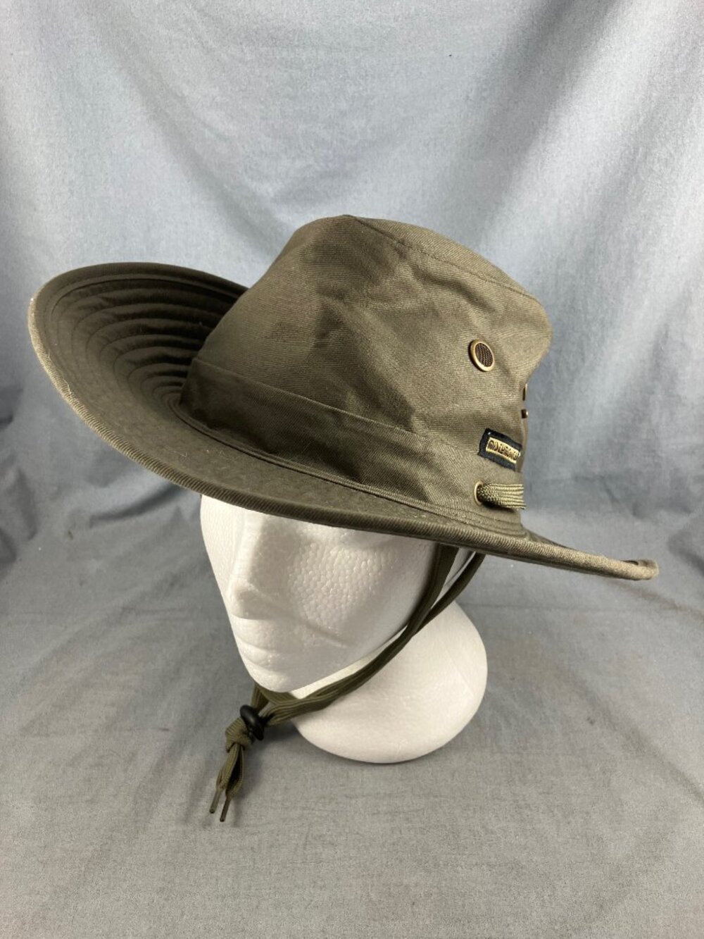 Misty Mountain- Olive Green Boonie Hat with Chin Cord 58 cm 22" (M)